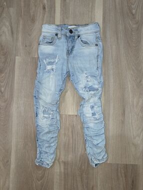 •FWRD Denim• Little Boys Distressed Skinny Blue Jeans